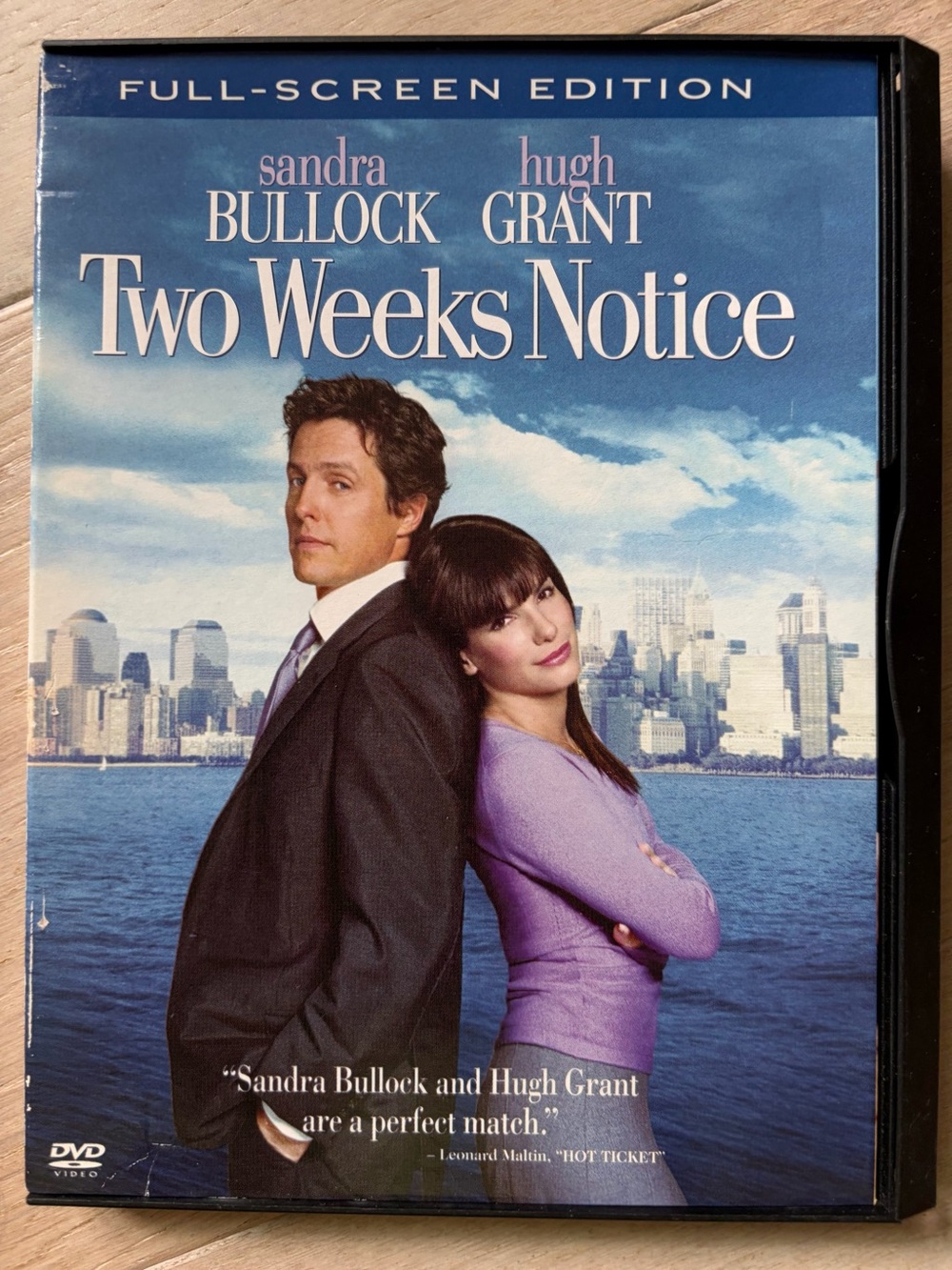 Two Weeks Notice DVD - Full-Screen Edition (Sandra Bullock, Hugh Grant)